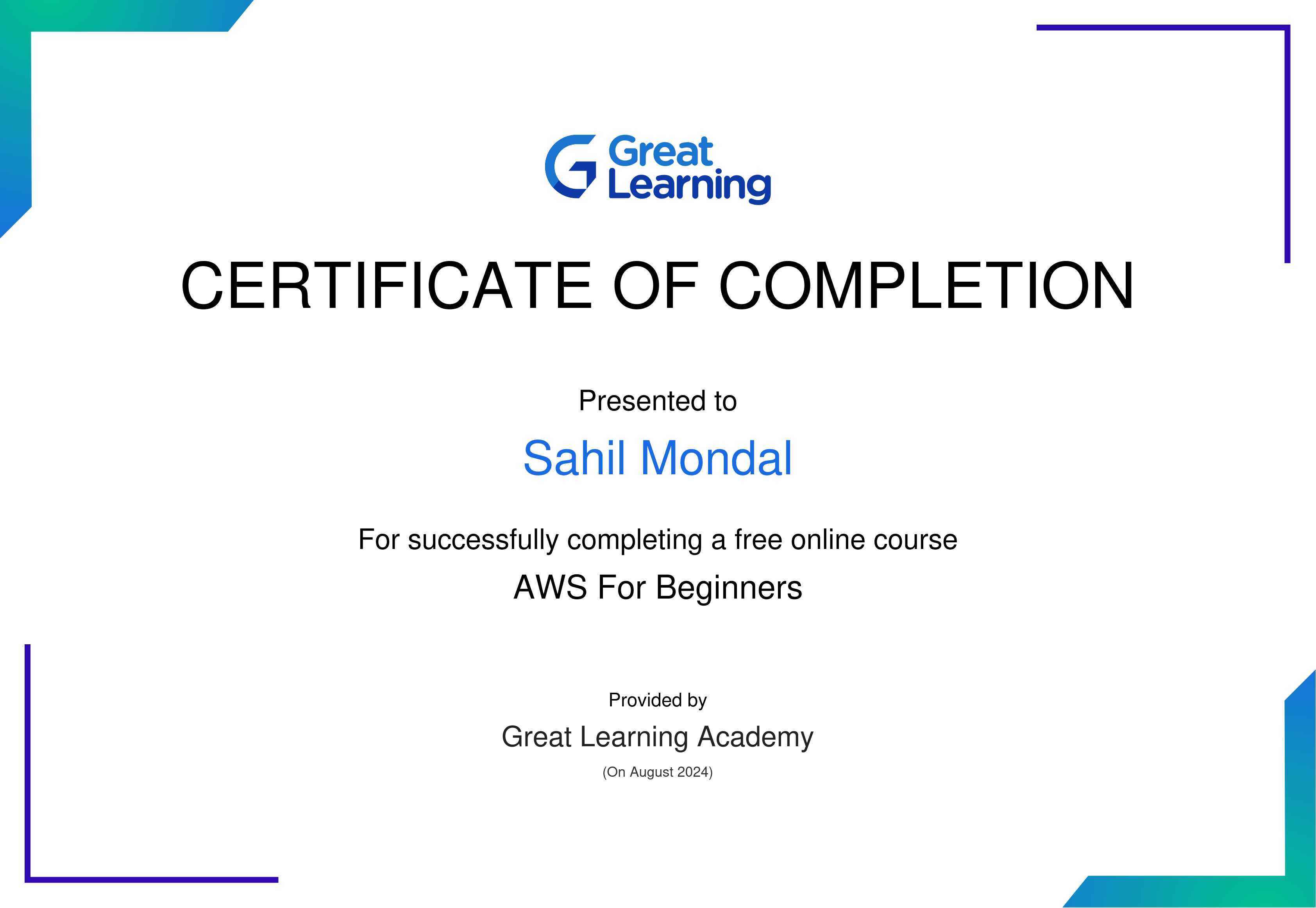 AWS Certificate