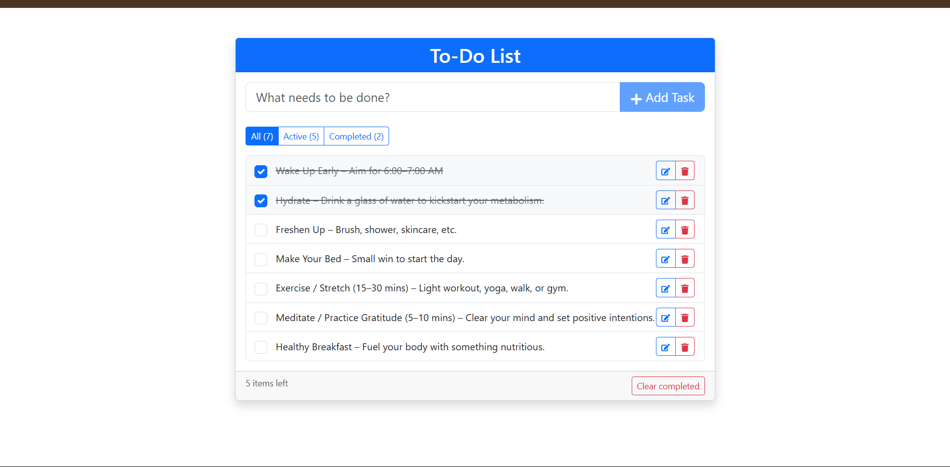 Task Manager Mobile App
