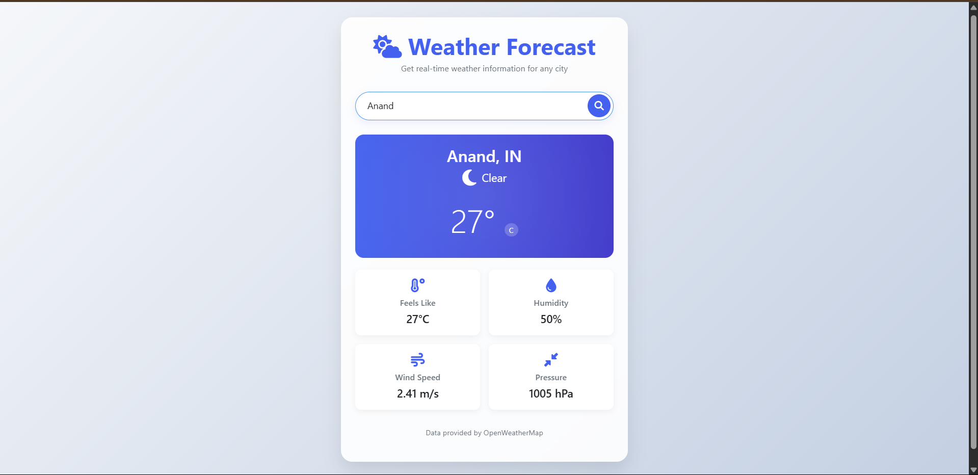 Weather Dashboard